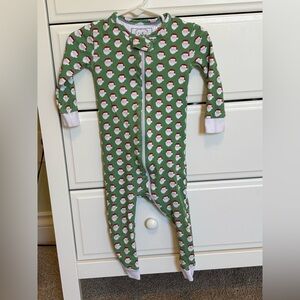 Lila and Hayes Santa pj